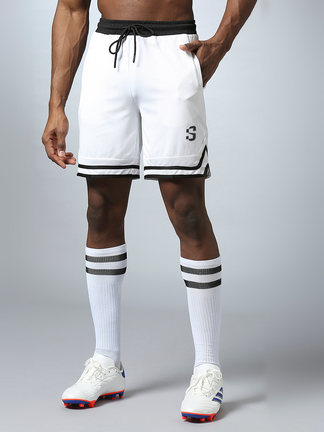 Supa Game.Day White Sporty Shorts (2)
