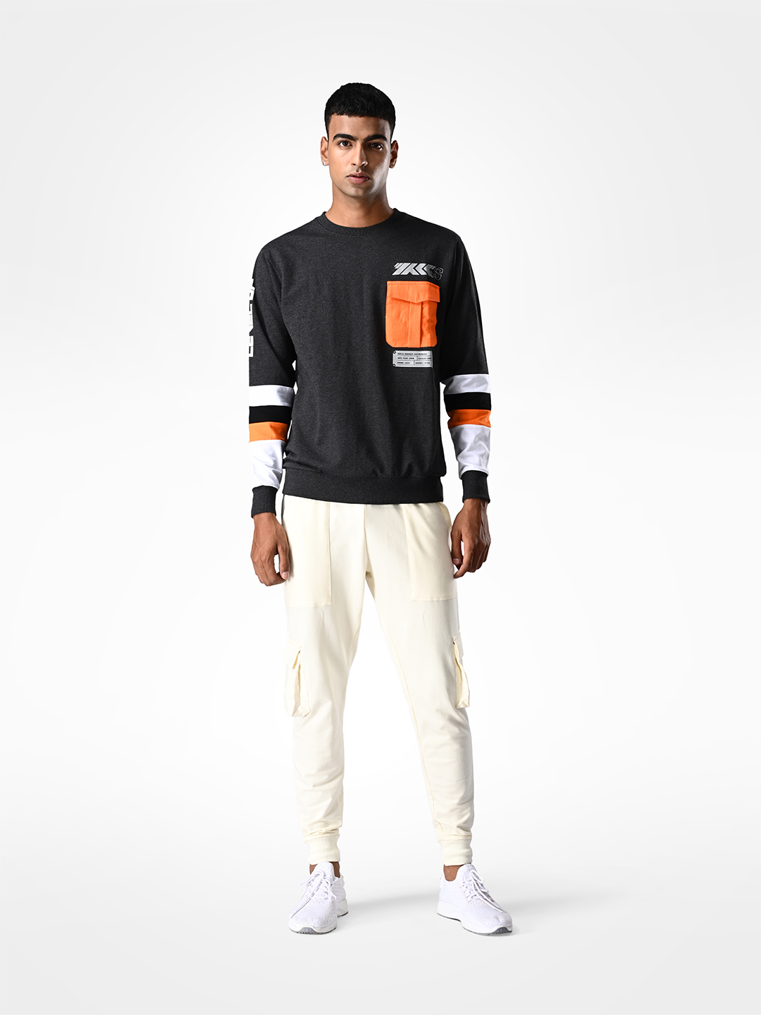 Supa Grey Crew Neck Typography Racing Sweatshirt (9)