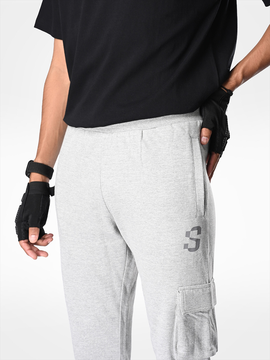 Supa Grey Melange Racing Joggers (2)