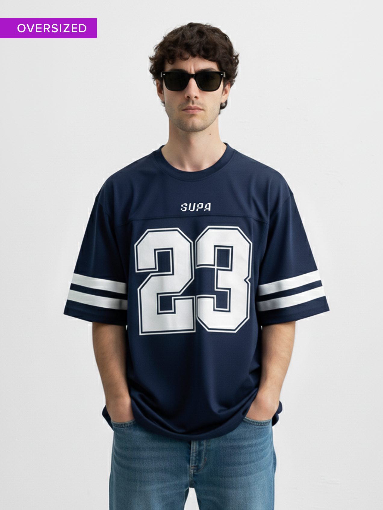 Supa League 23 Navy T-shirt