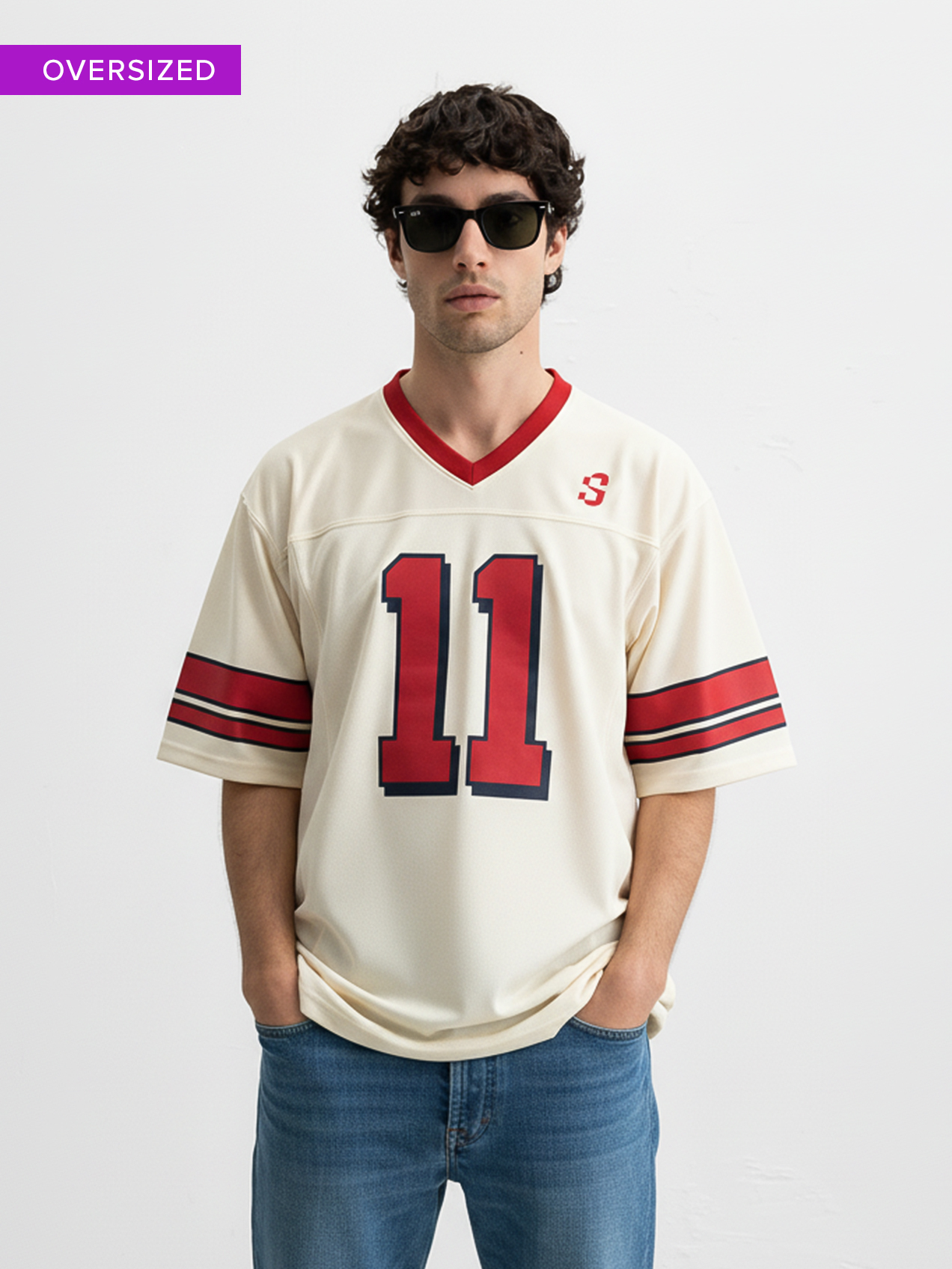 Supa League 11 Off White T-shirt