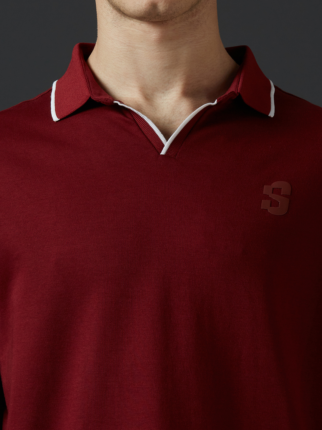 Supa Maroon Polo T-shirt (5)