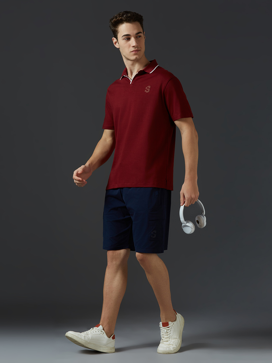 Supa Maroon Polo T-shirt (6)