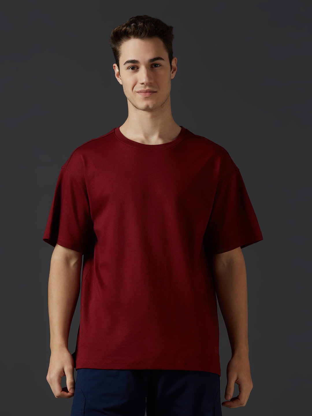 MAROON R/N T-shirt