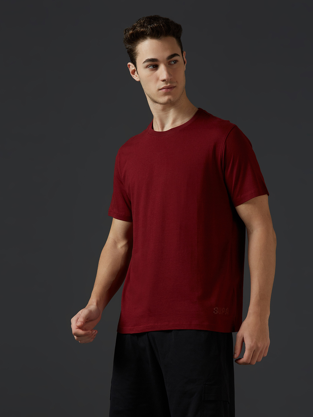 Supa MAROON T-Shirt (2)