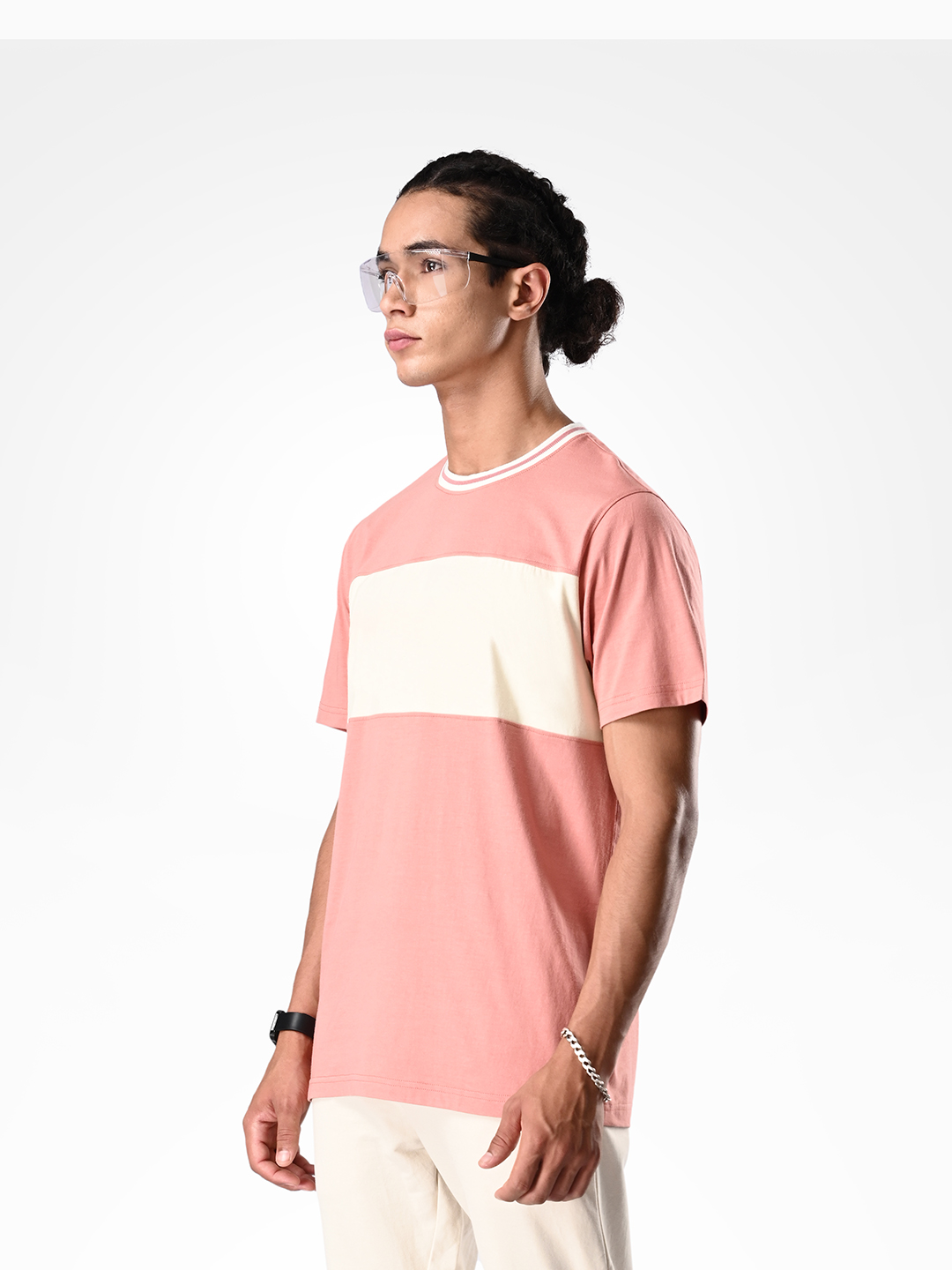 Supa Men Bamboo Desert Pink Bone T-shirt (2)