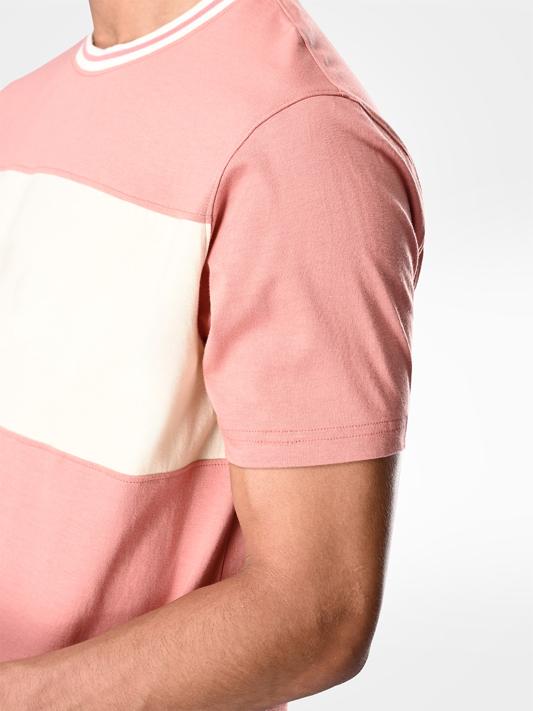 Supa Men Bamboo Desert Pink Bone T-shirt (4)