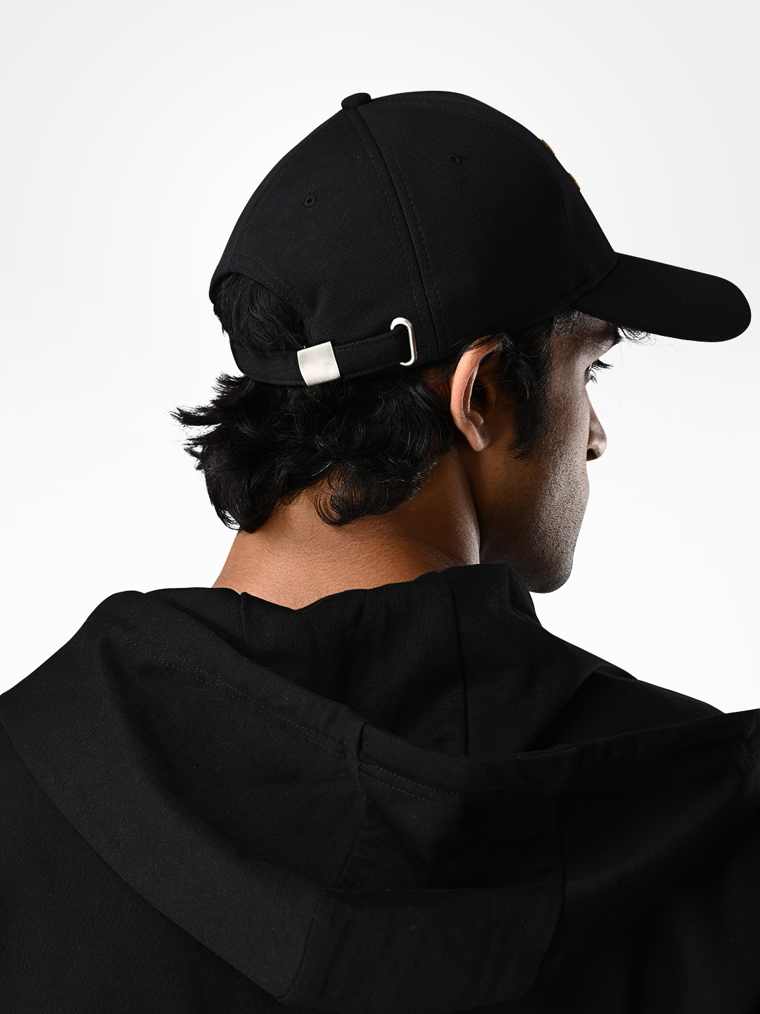Supa Mens Baseball Gold Embroidered Black Cap (7)