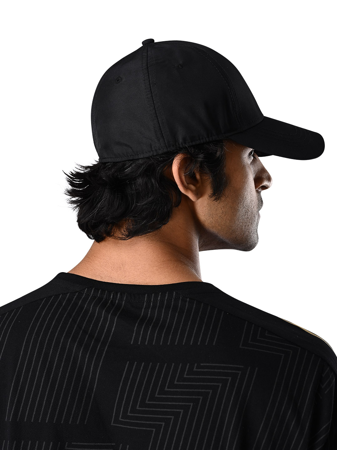 Supa Mens Baseball Reflective Logo Black Cap (6)