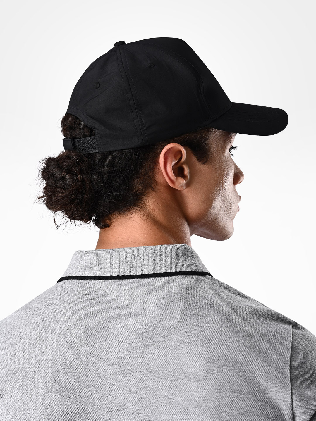 Supa Mens Baseball Reflective Logo Black Cap (4)
