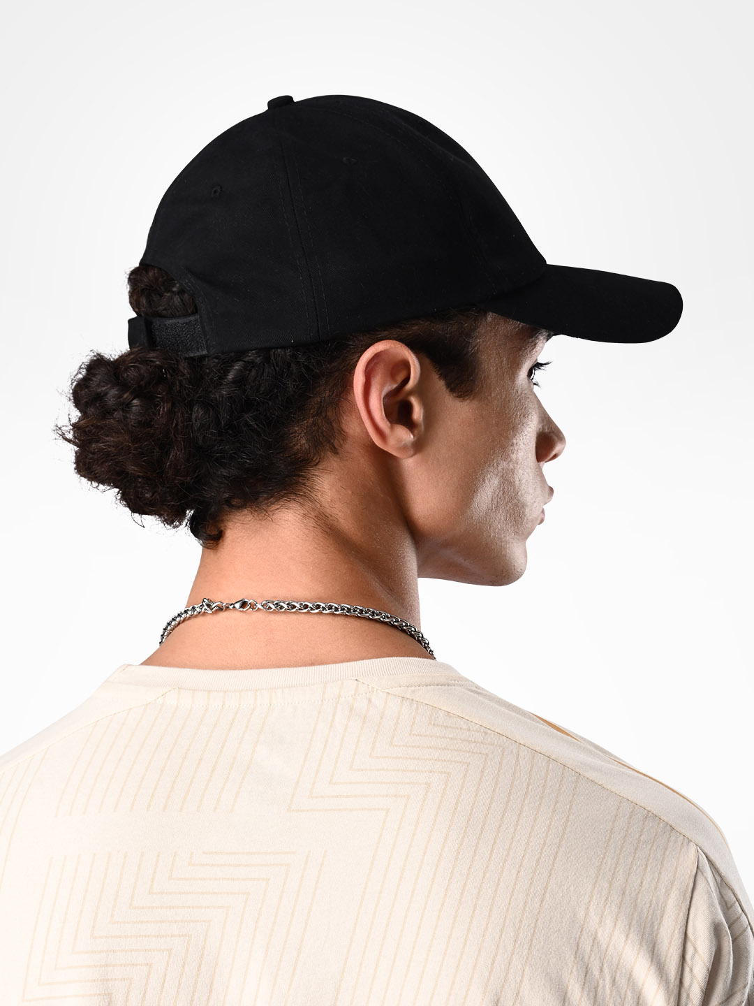 Supa Mens Baseball White Embroidered Black Cap (6)