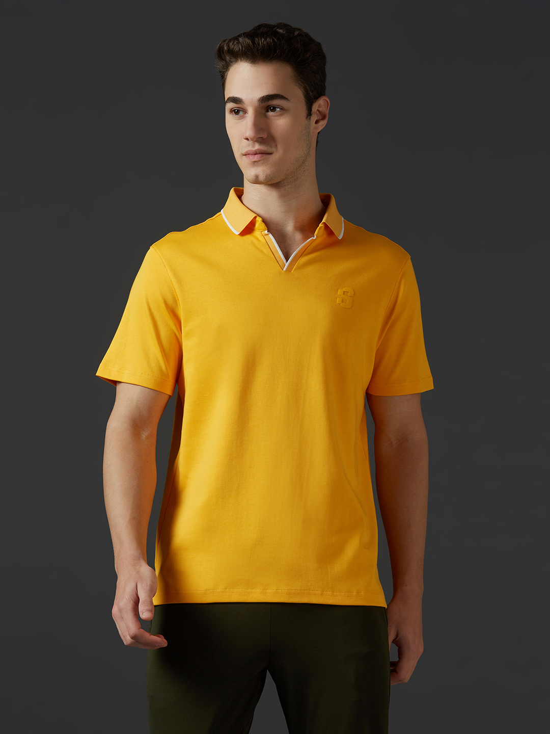 Supa Mustard Polo T-shirt (1)