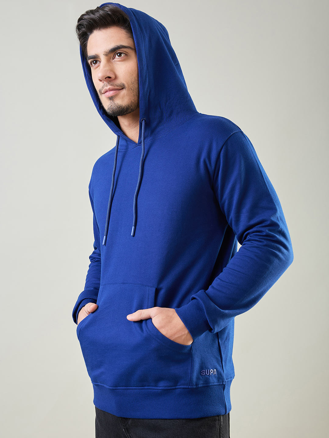 Supa Navy Hoodie Sweatshirt (4)