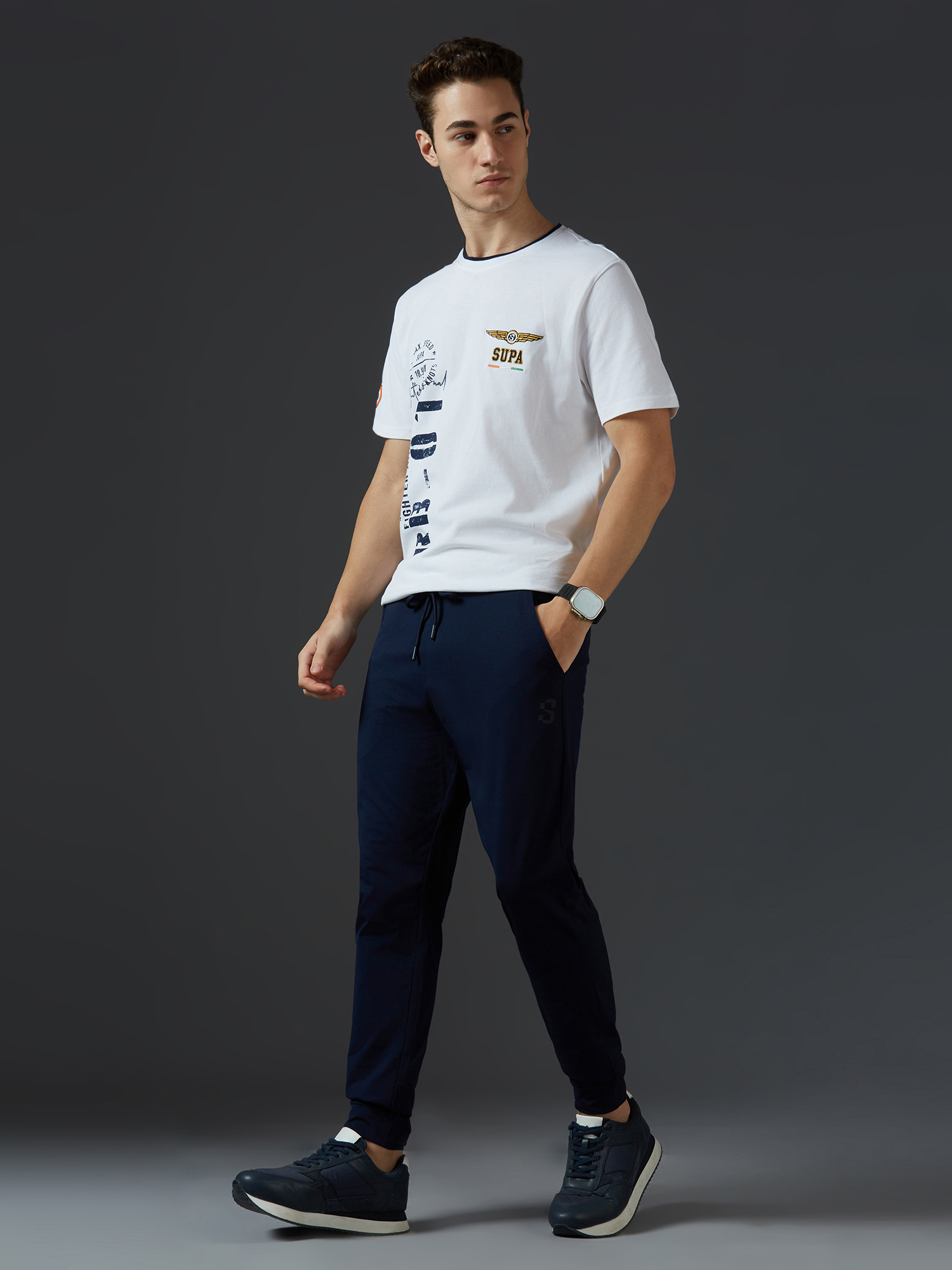 Supa Navy Light Weight Jogger  (7)
