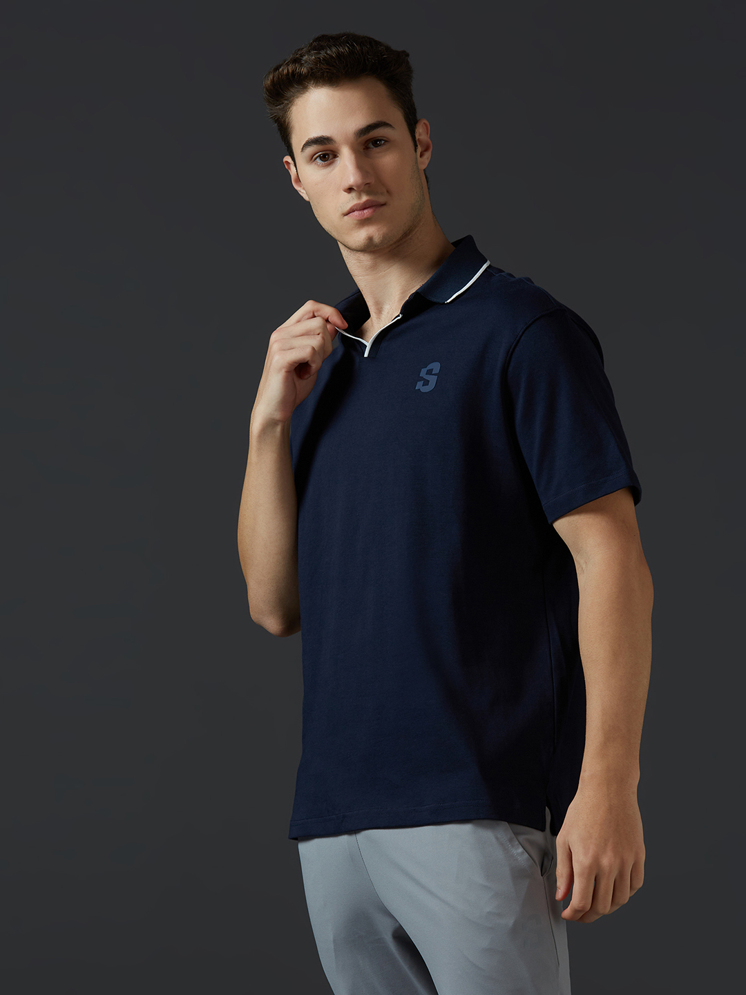 Supa Navy Polo T-shirt (2)