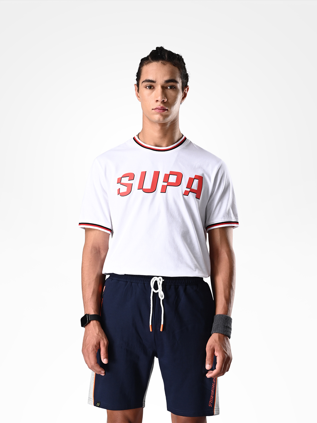 Supa Navy Racing Inspired Shorts (6)