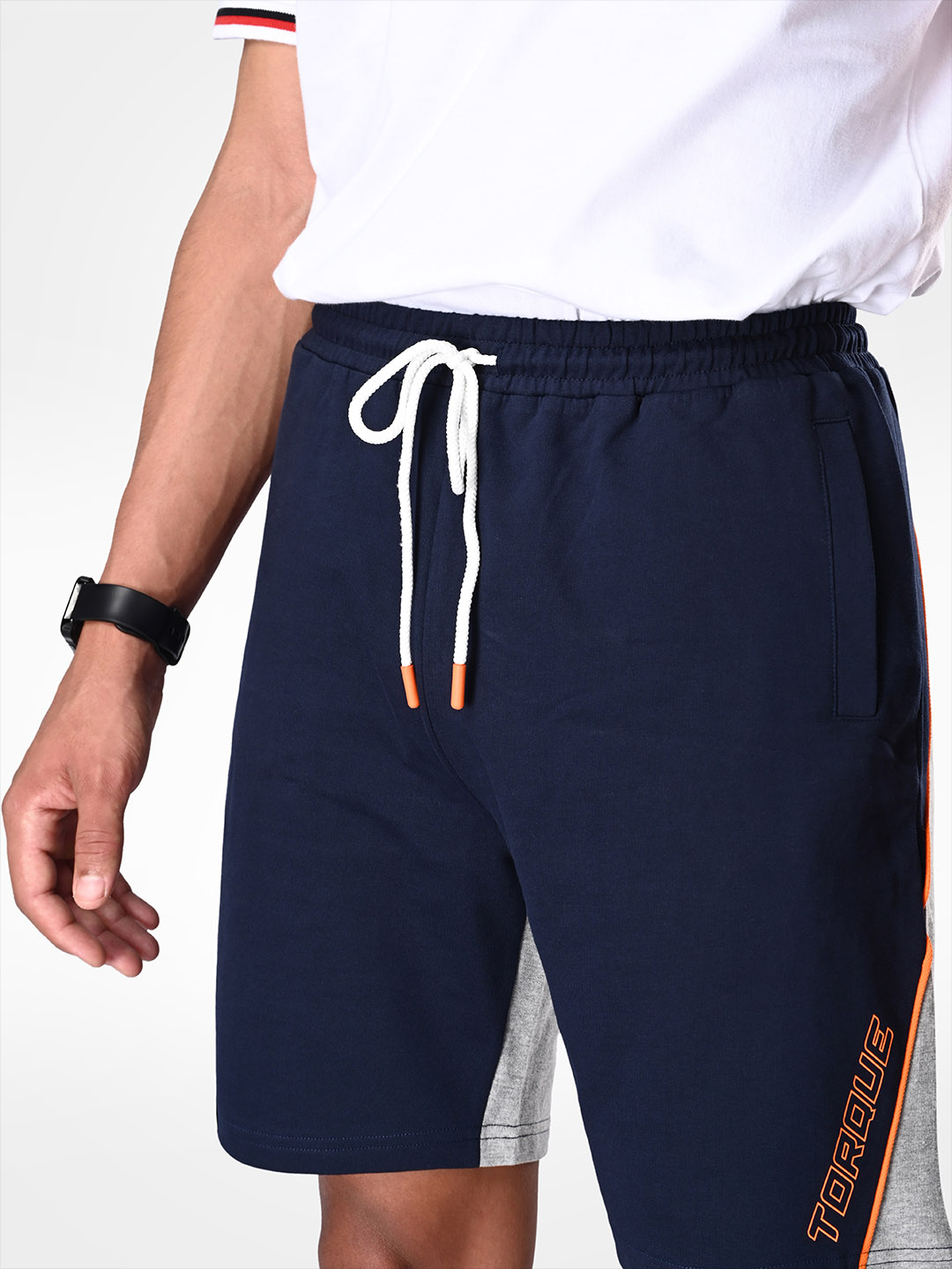 Supa Navy Racing Inspired Shorts (7)