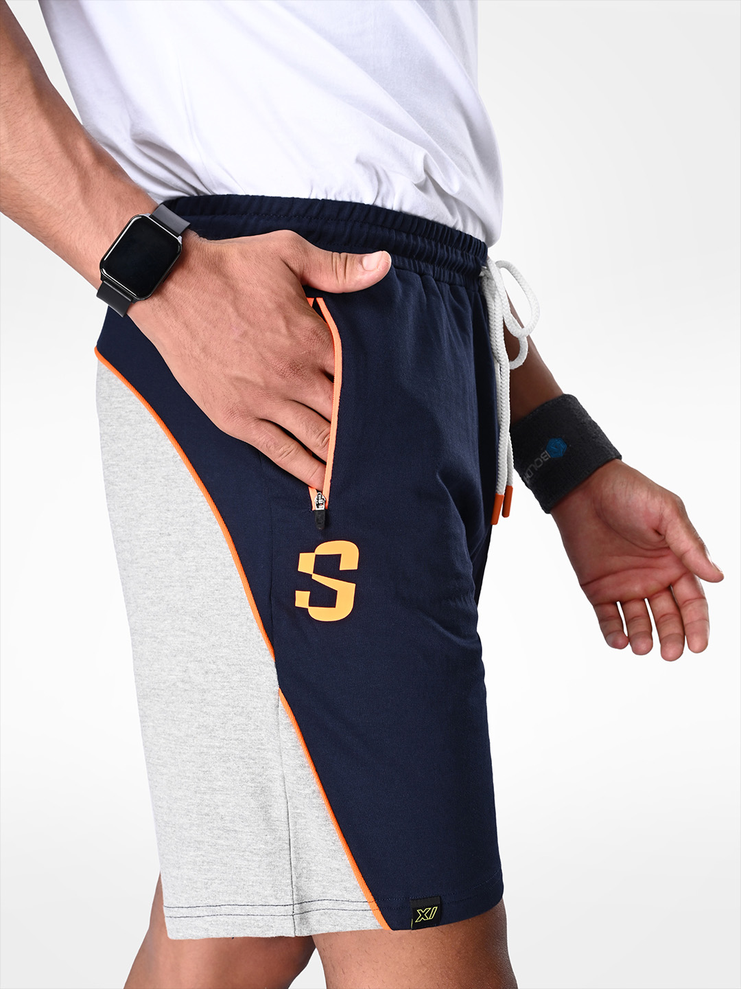 Supa Navy Racing Inspired Shorts (4)