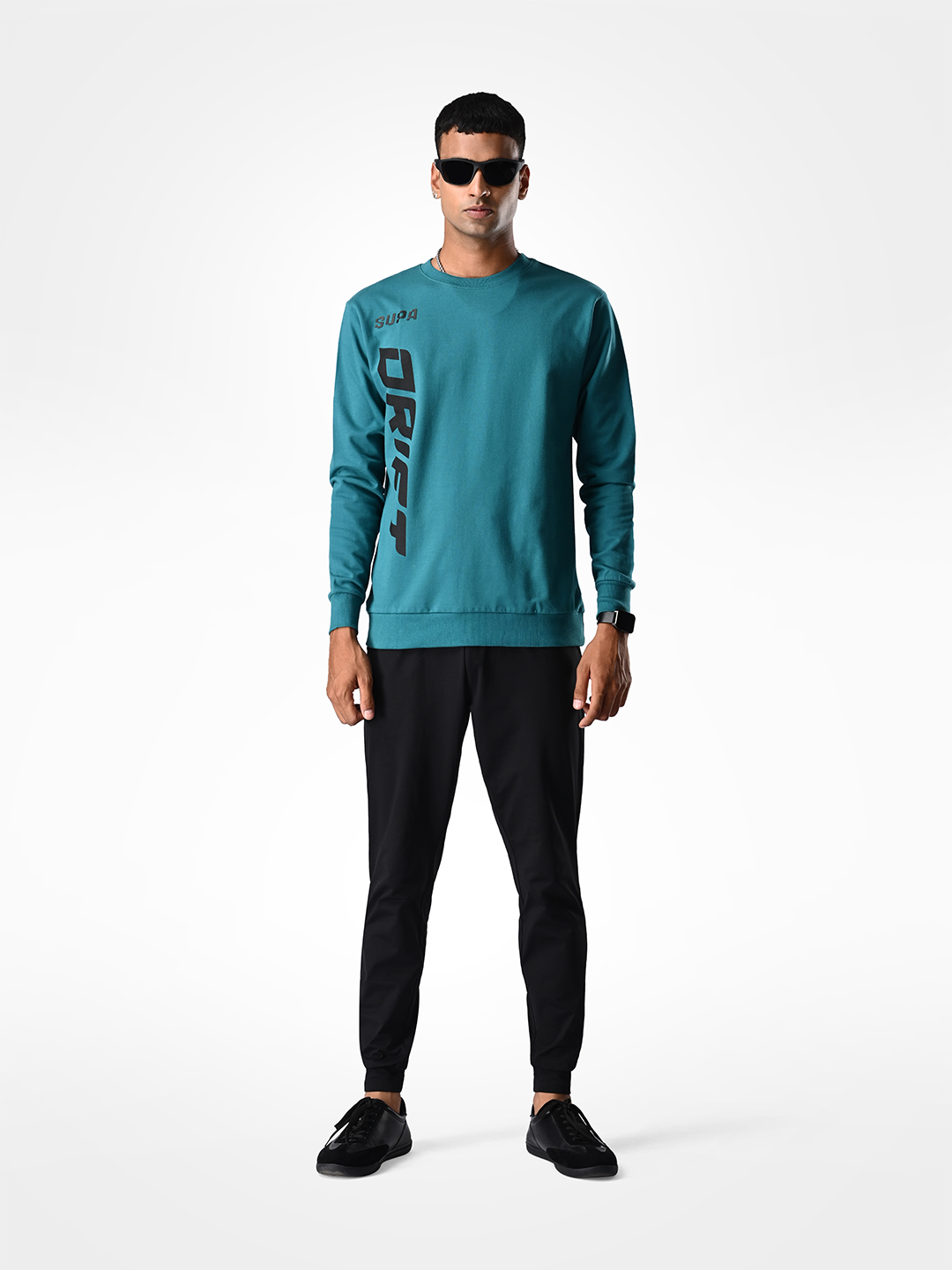 Supa Olive Drift Printed Sweatshirt (9)