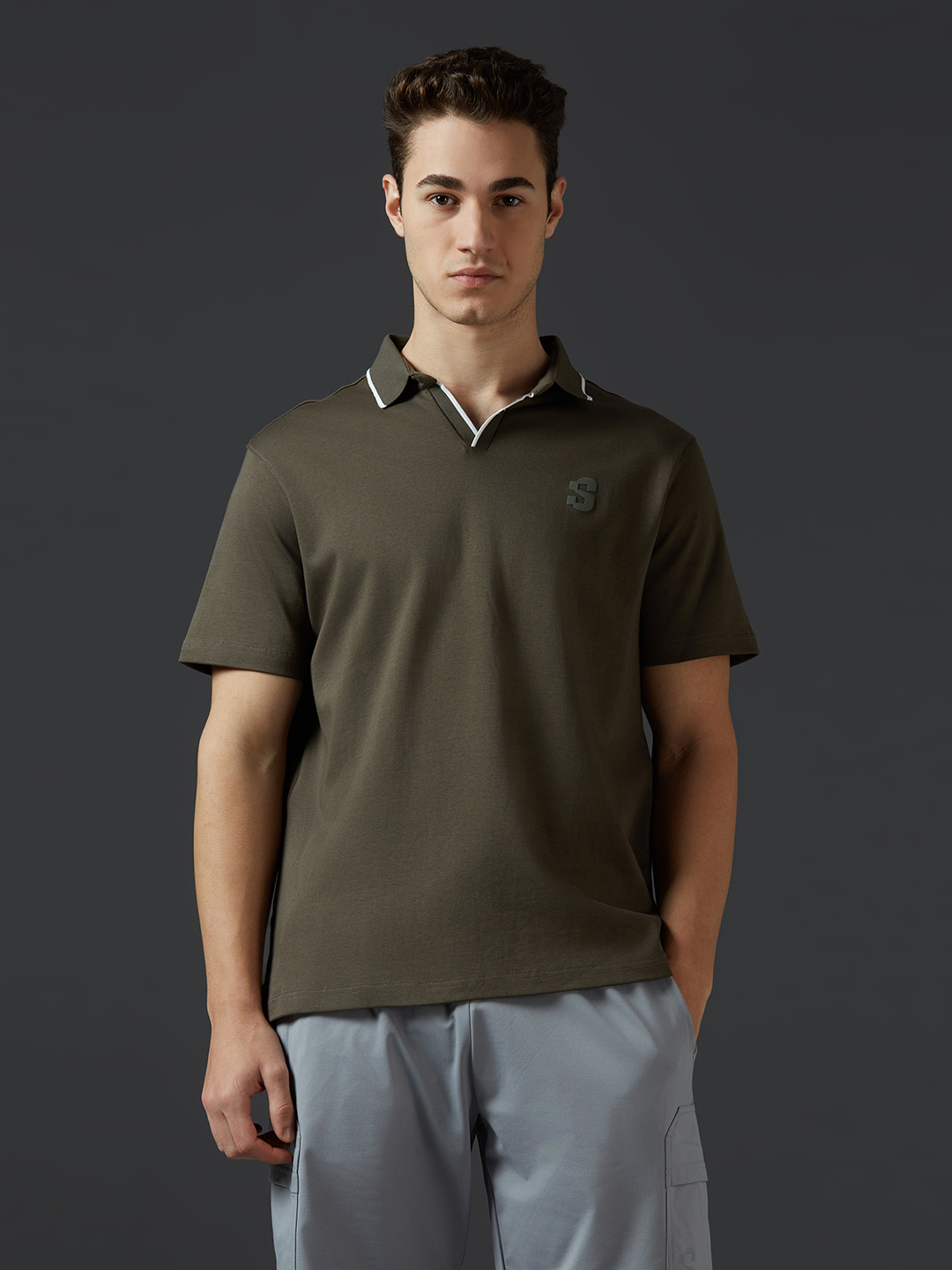 Olive Polo T-shirt