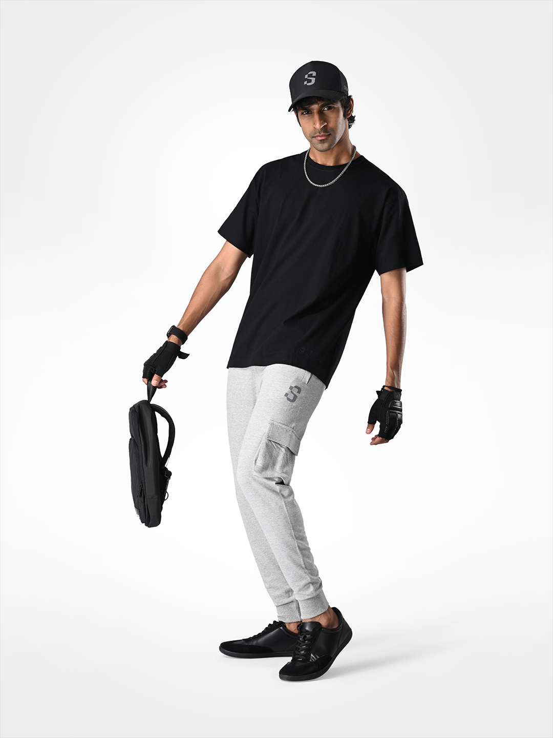 Supa Oversized Core Black T-shirt (5)