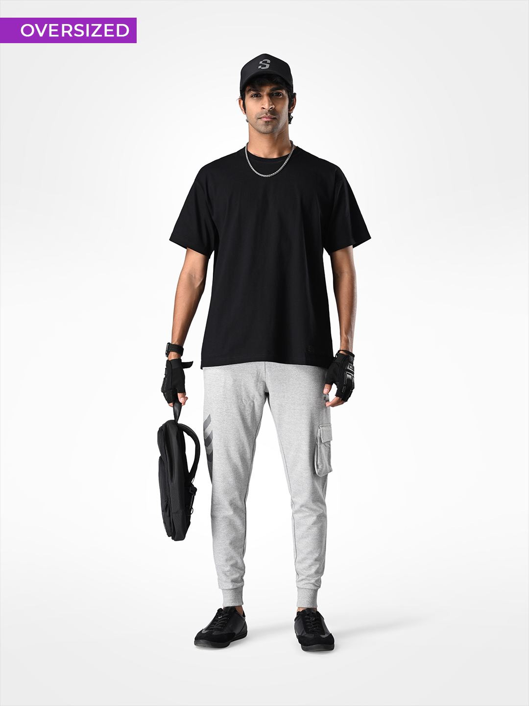 Oversized Core Black T-shirt