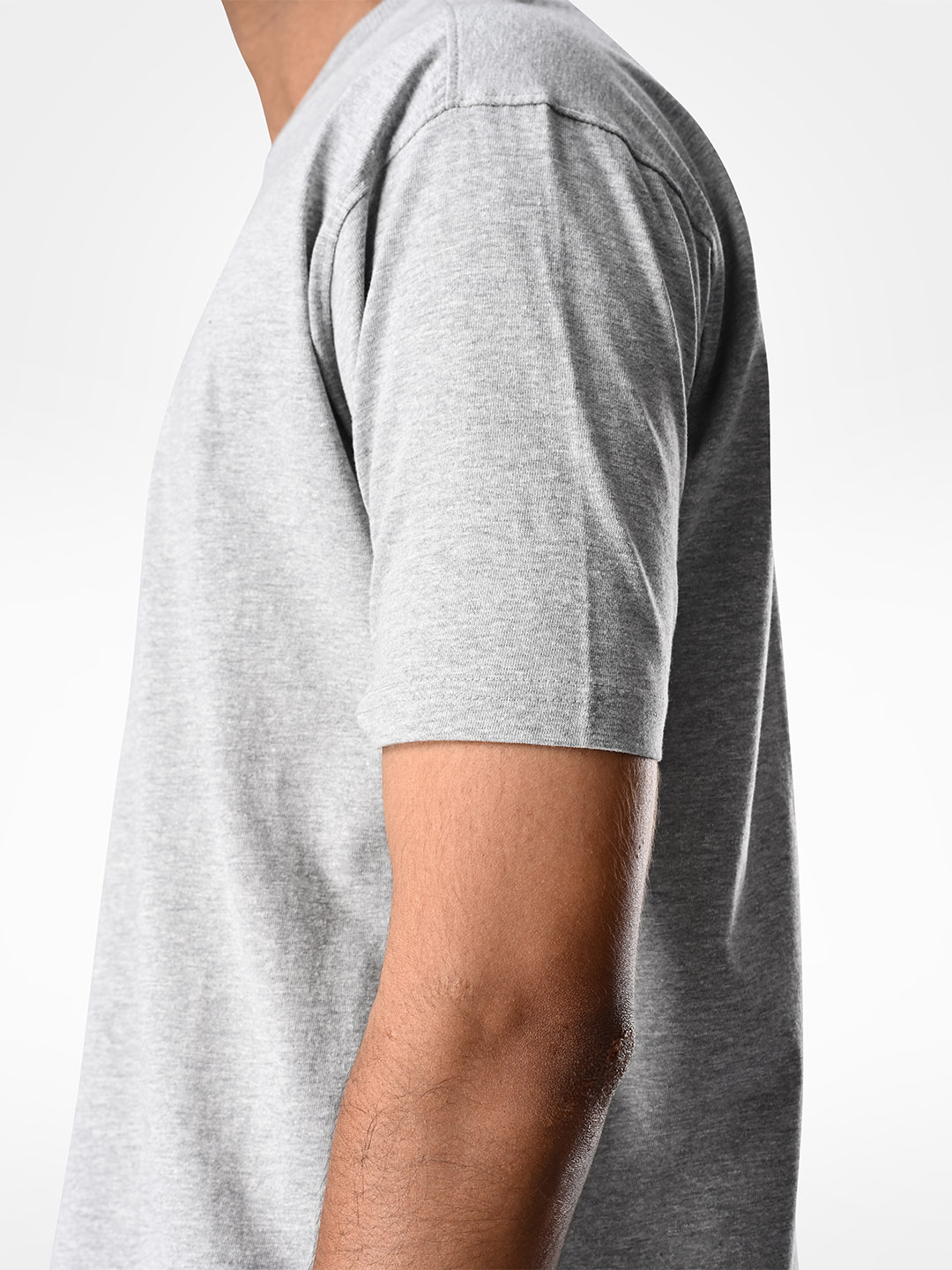 Supa Oversized Core Grey Melange T-shirt (8)