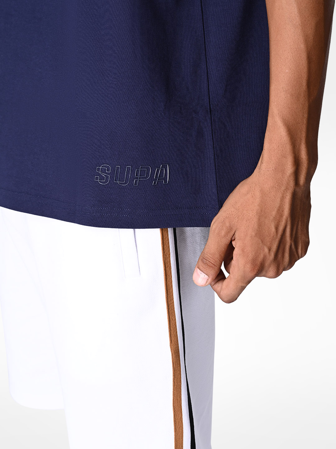 Supa Oversized Core Navy Blue T-shirt (7)