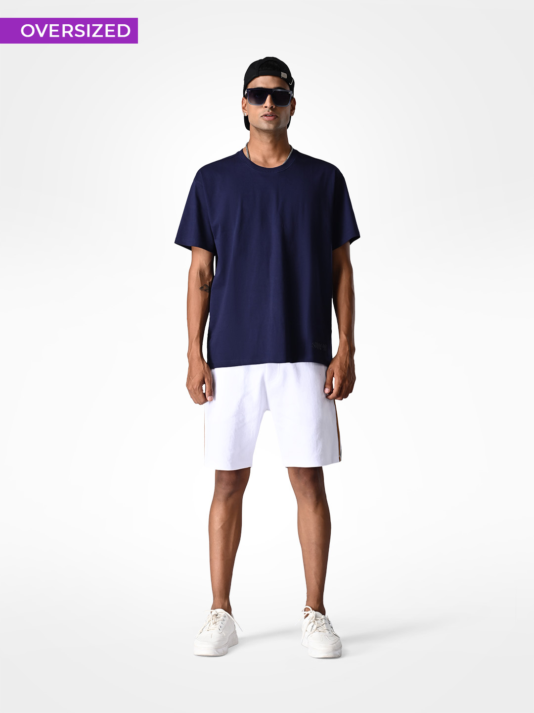 Oversized Core Navy Blue T-shirt
