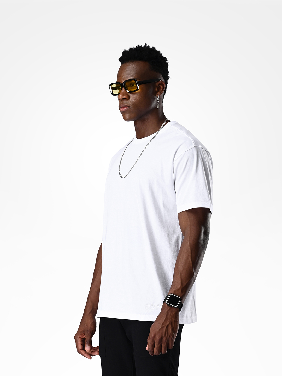 Supa Oversized Core White T-shirt (3)