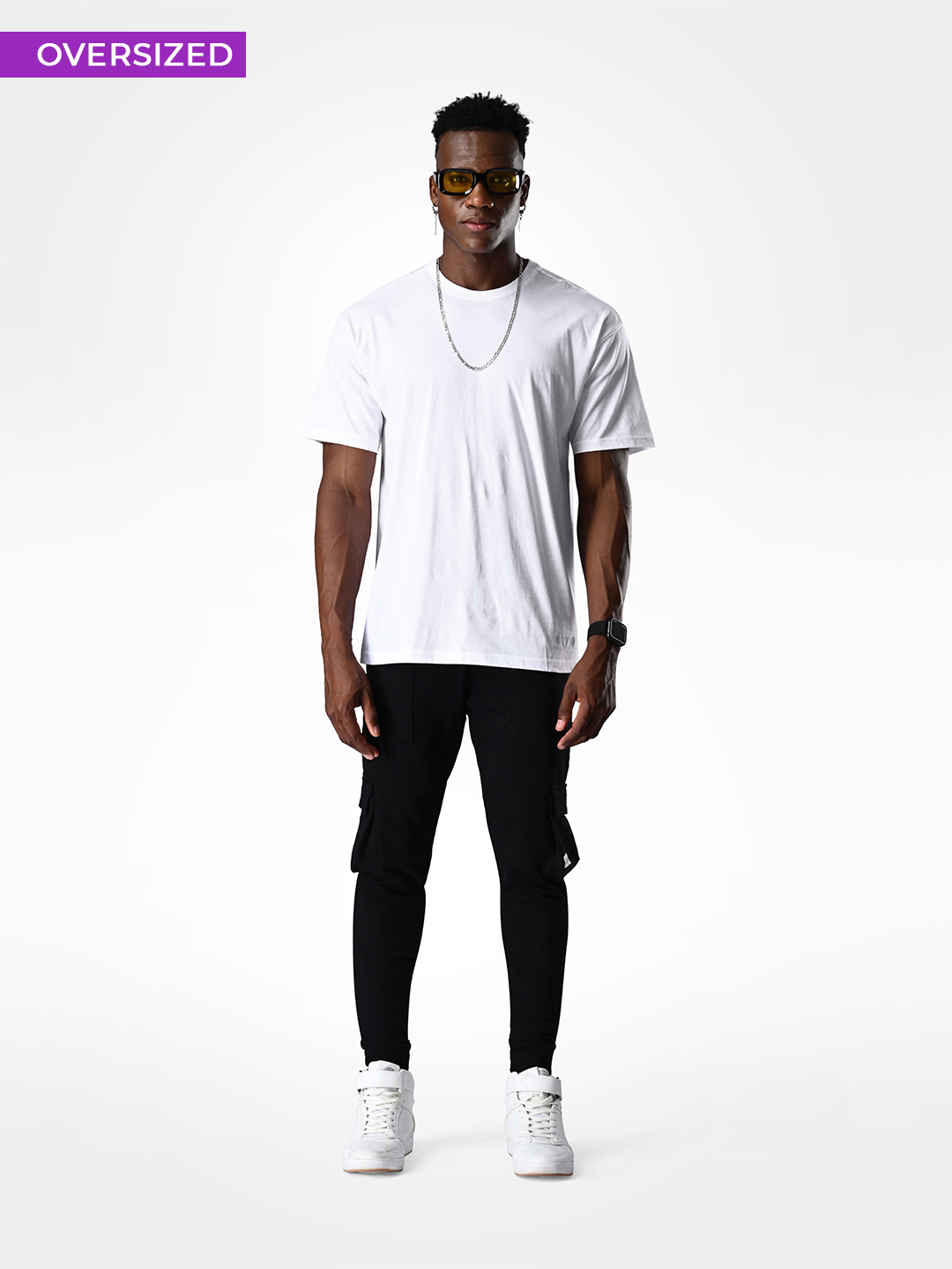 Supa Oversized Core White T-shirt (1)