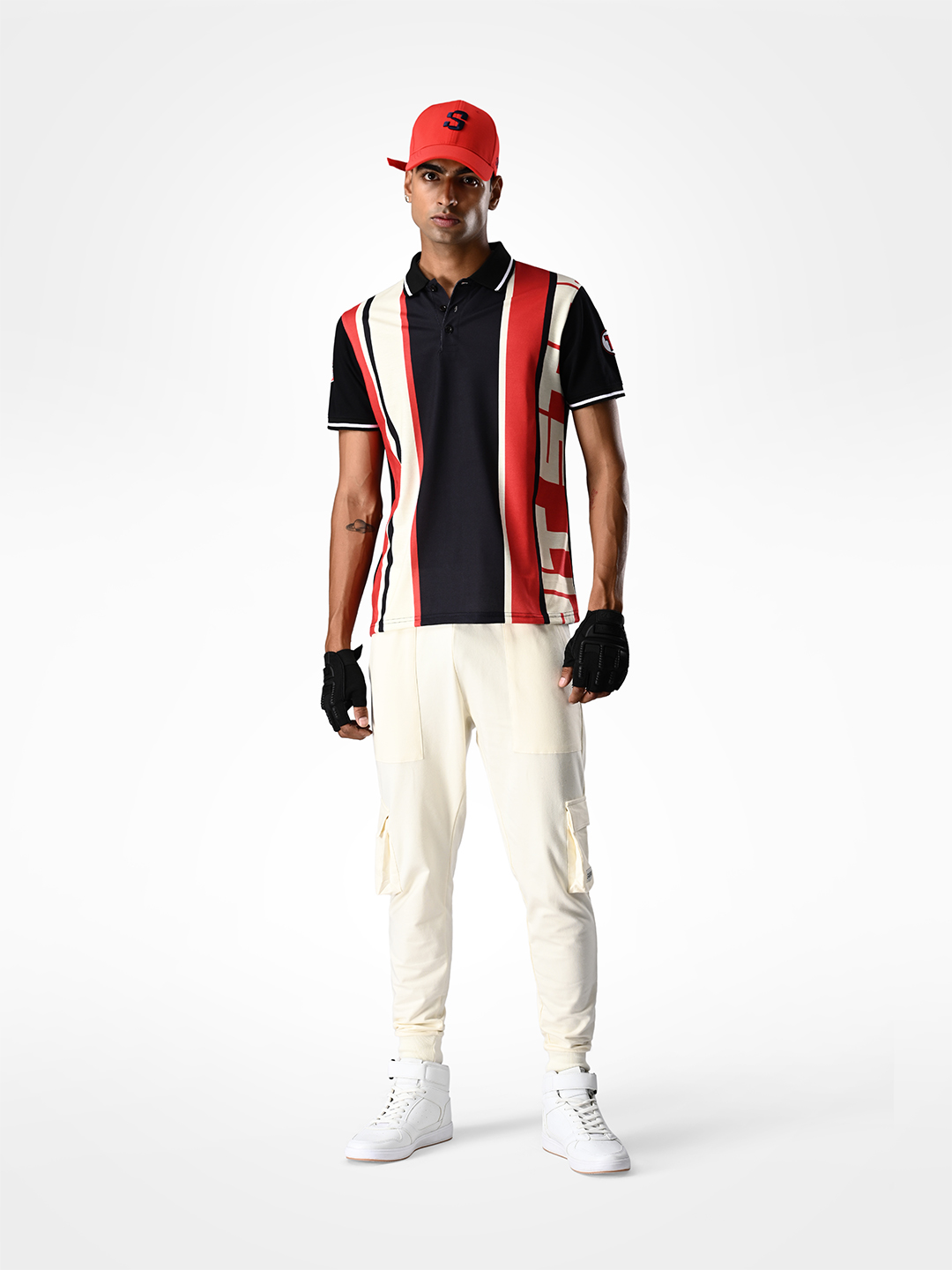 Supa Pit Stop Black Polo T-shirt (9)