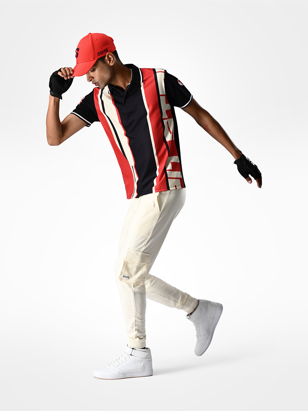 Supa Pit Stop Black Polo T-shirt (10)