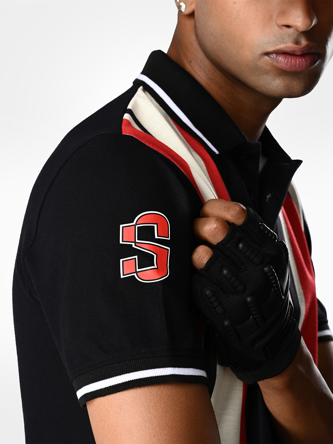 Supa Pit Stop Black Polo T-shirt (7)