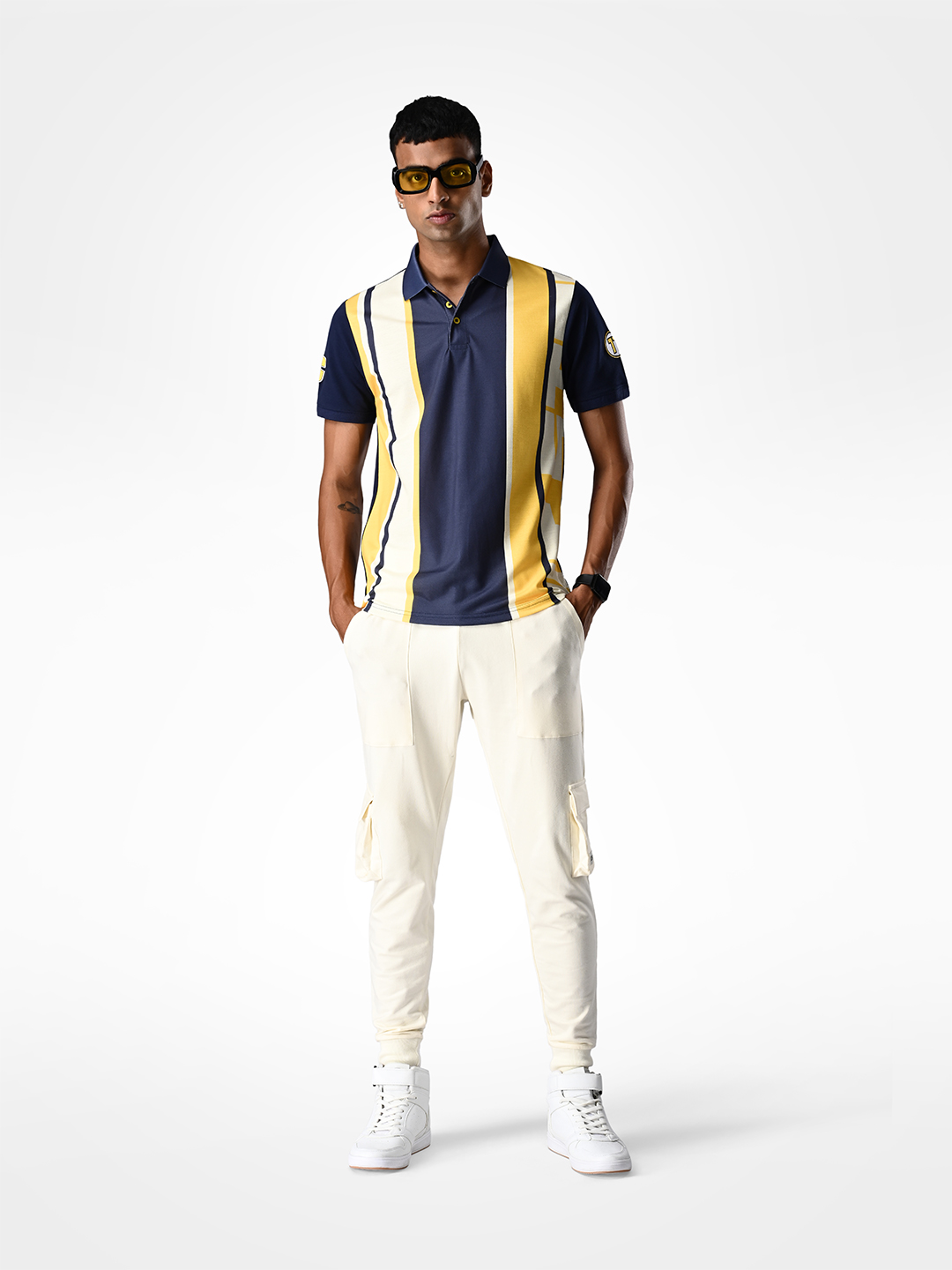 Supa Pit Stop Navy Polo T-shirt (9)
