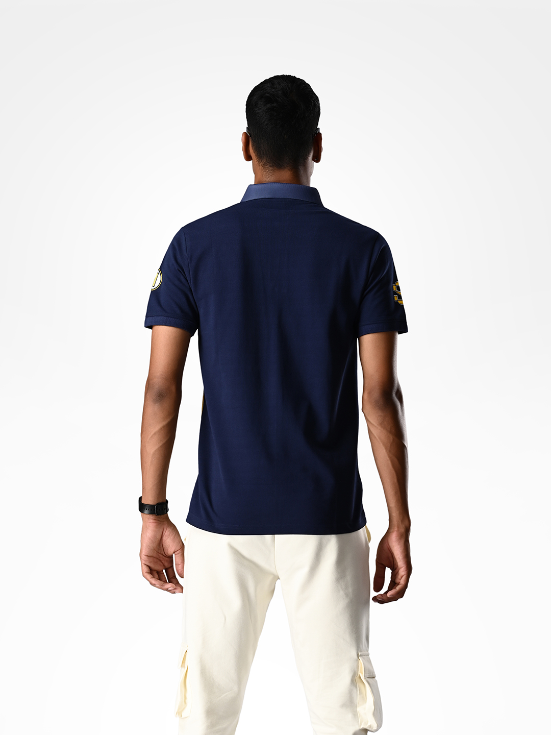 Supa Pit Stop Navy Polo T-shirt (4)