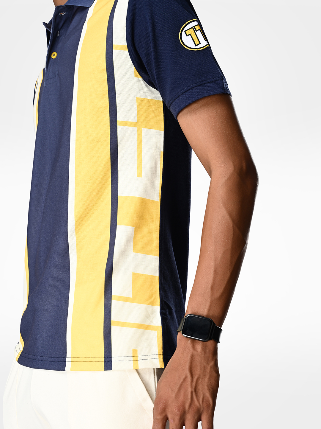 Supa Pit Stop Navy Polo T-shirt (5)