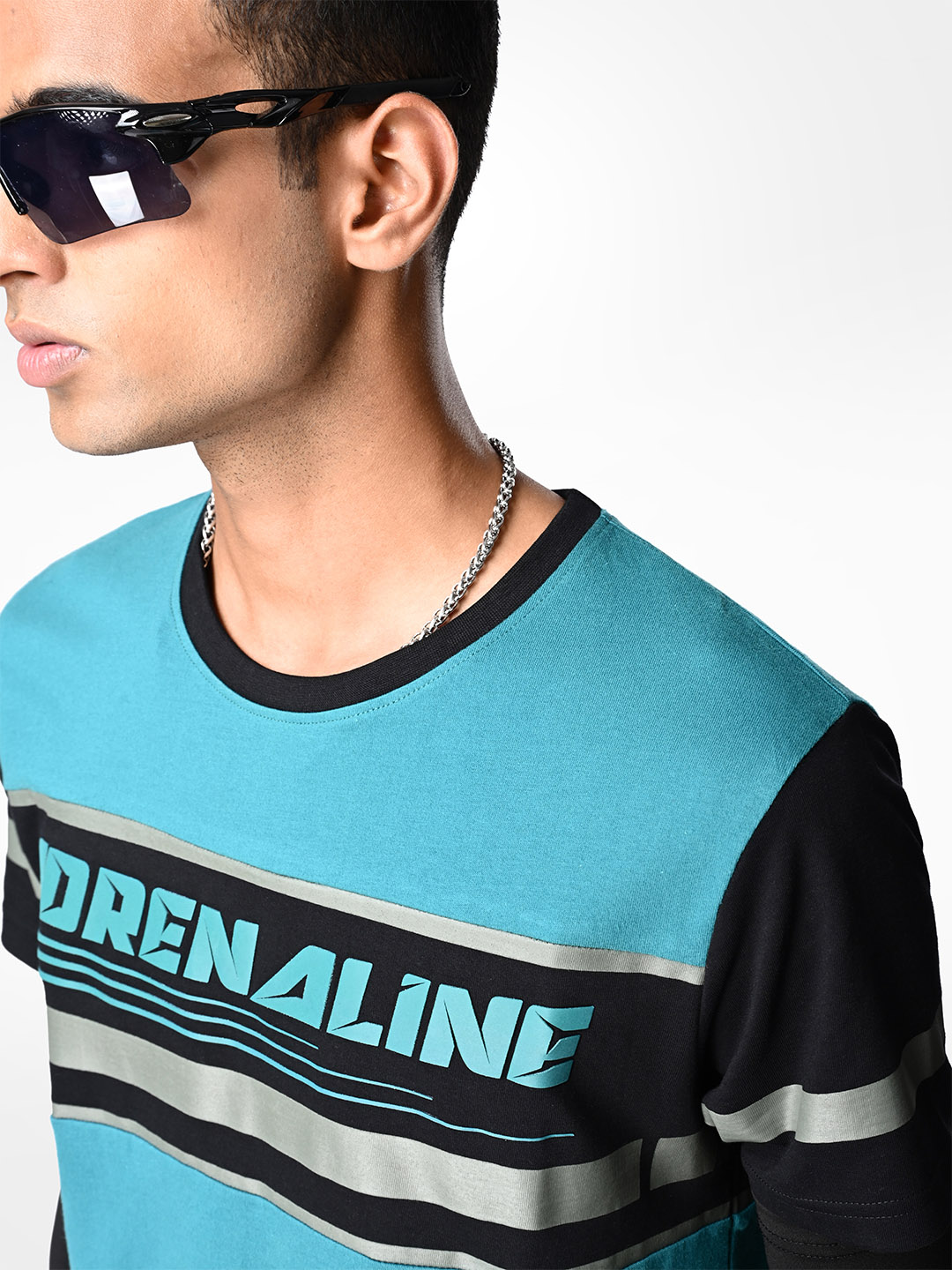 Supa Printed Black & Olive T-shirt (7)