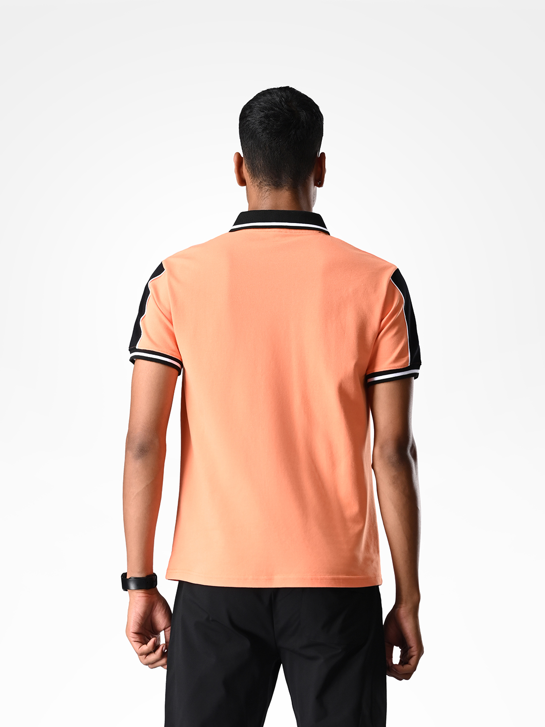 Supa Printed Orange Racing Polo (5)