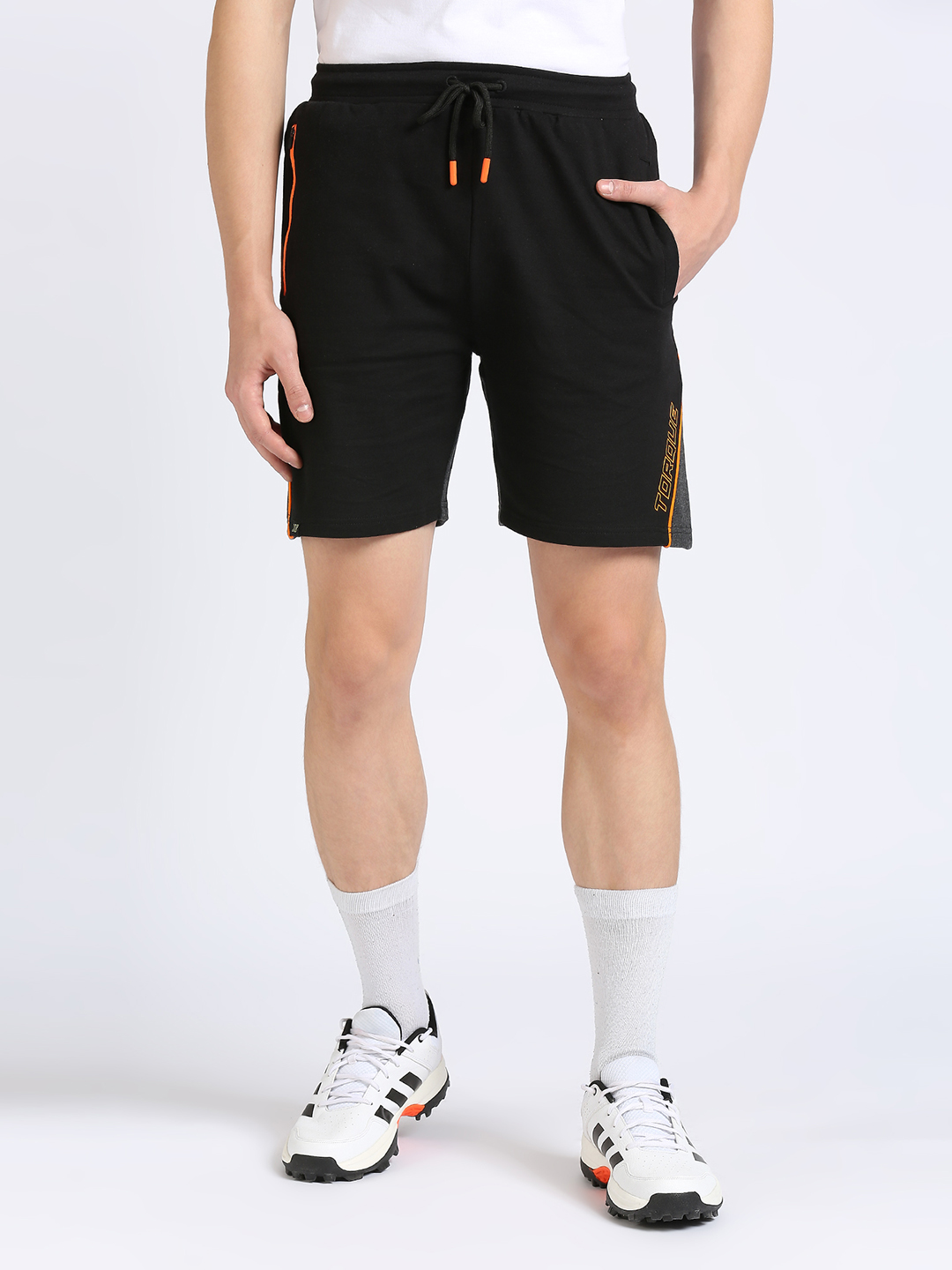 Supa Printed Street Circuit Black Shorts (1)