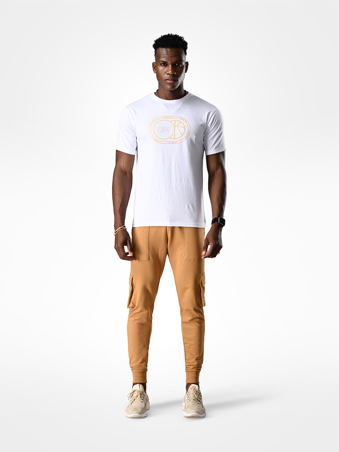 Supa Printed White & Gold T-shirt (6)