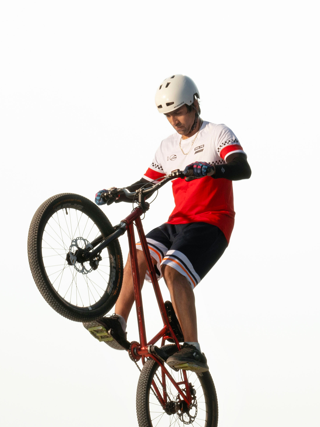 Supa Race Day Red and White Printed Red T-shirt (2)