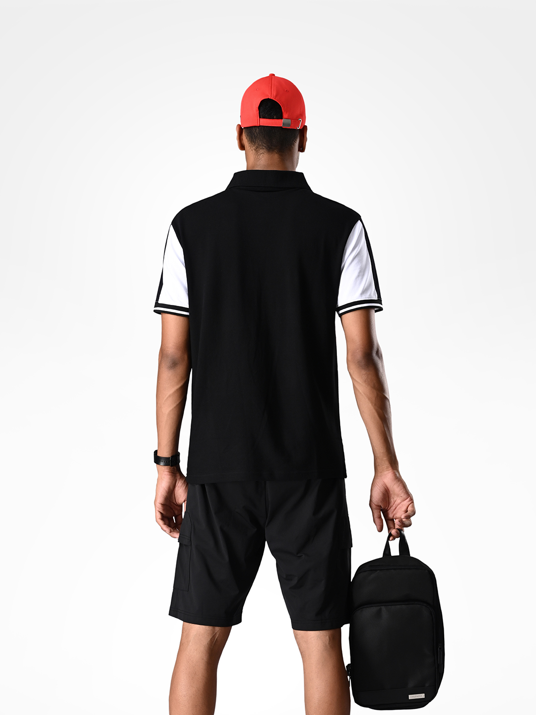 Supa Racing White Panlled Printed Polo (5)