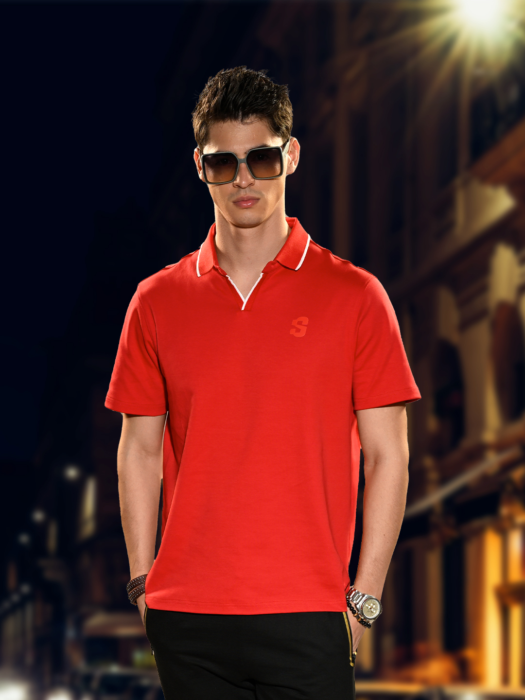 Red Polo T-shirt