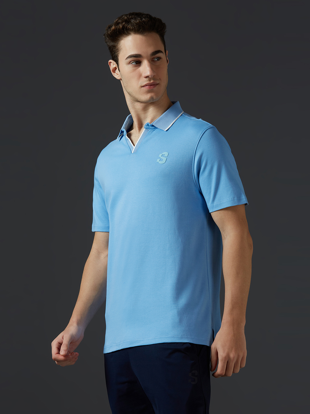 Supa SKY Blue Polo T-shirt (2)