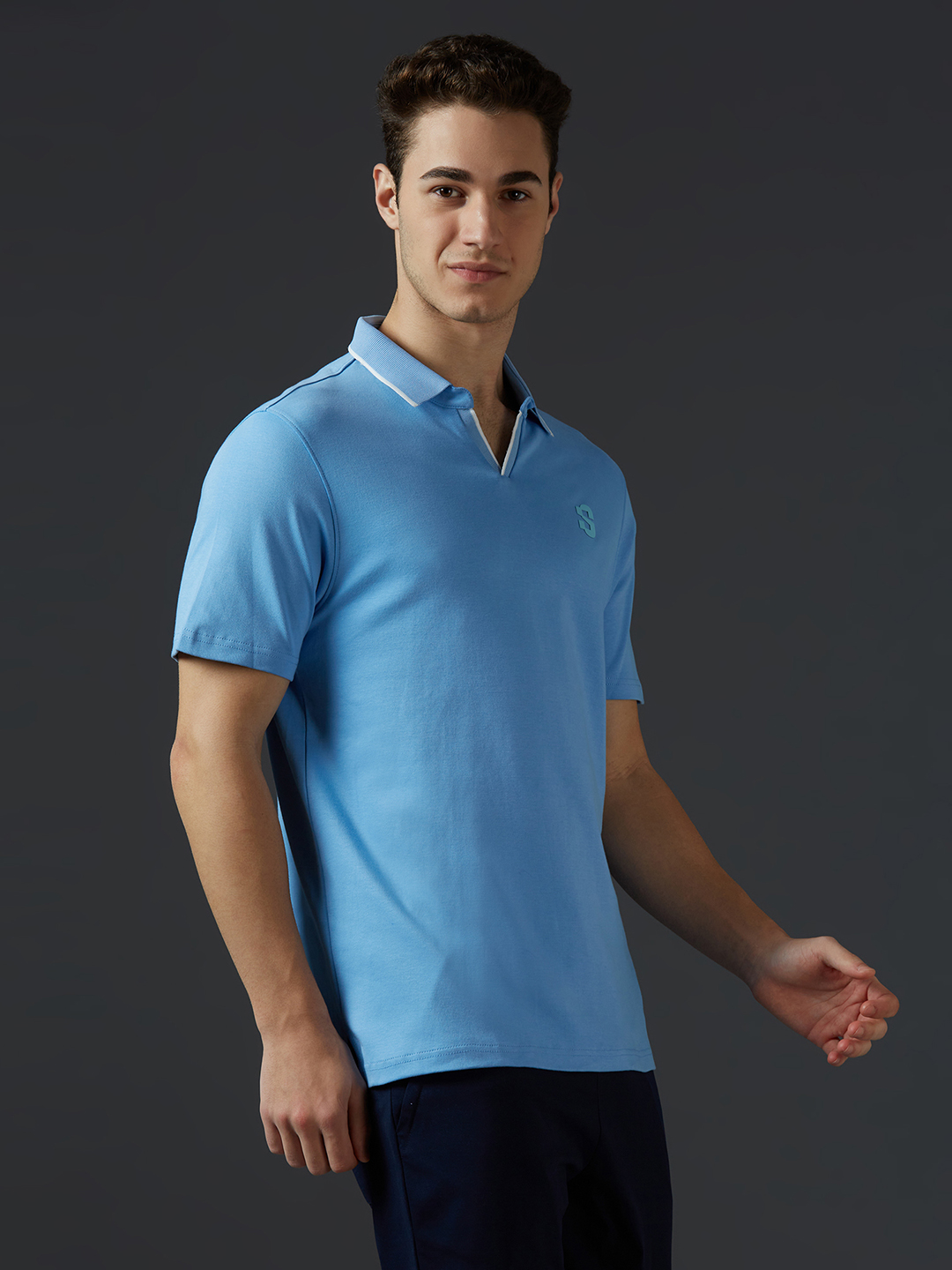 Supa SKY Blue Polo T-shirt (3)