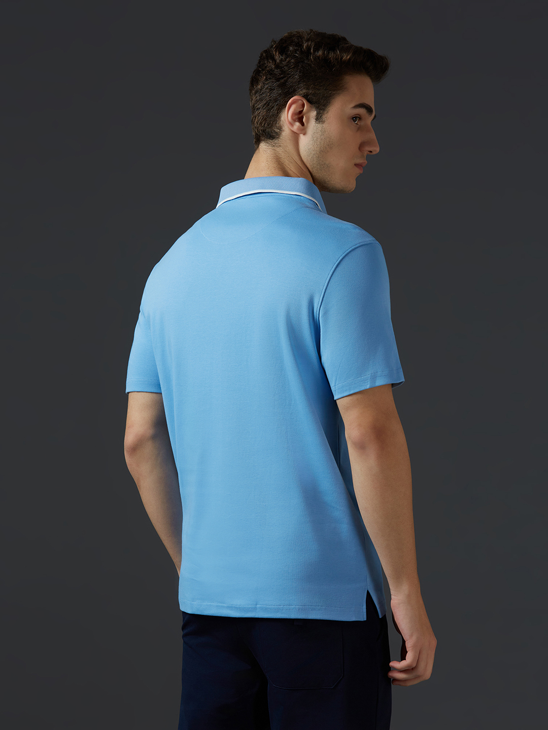 Supa SKY Blue Polo T-shirt (4)