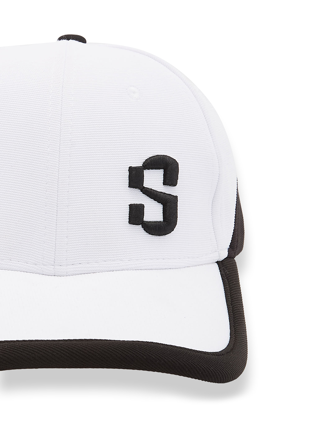 Supa Sleek White - Black Baseball Cap (4)