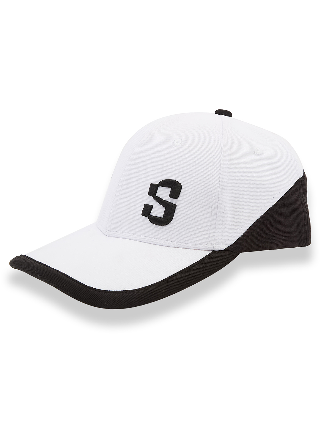Supa Sleek White - Black Baseball Cap (5)