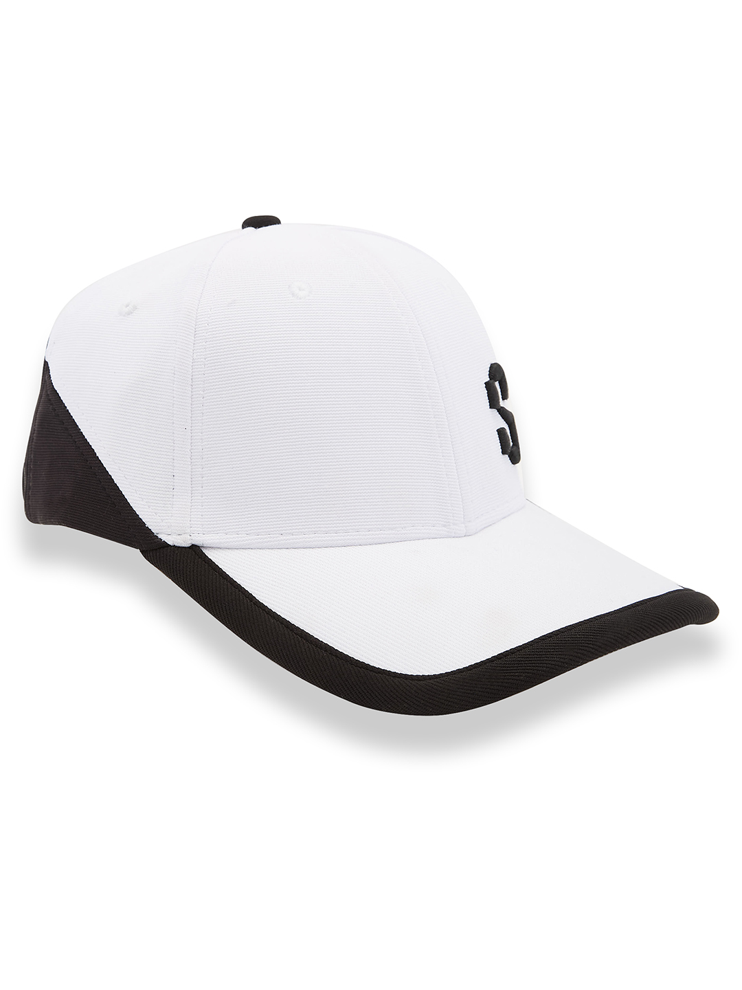 Supa Sleek White - Black Baseball Cap (6)